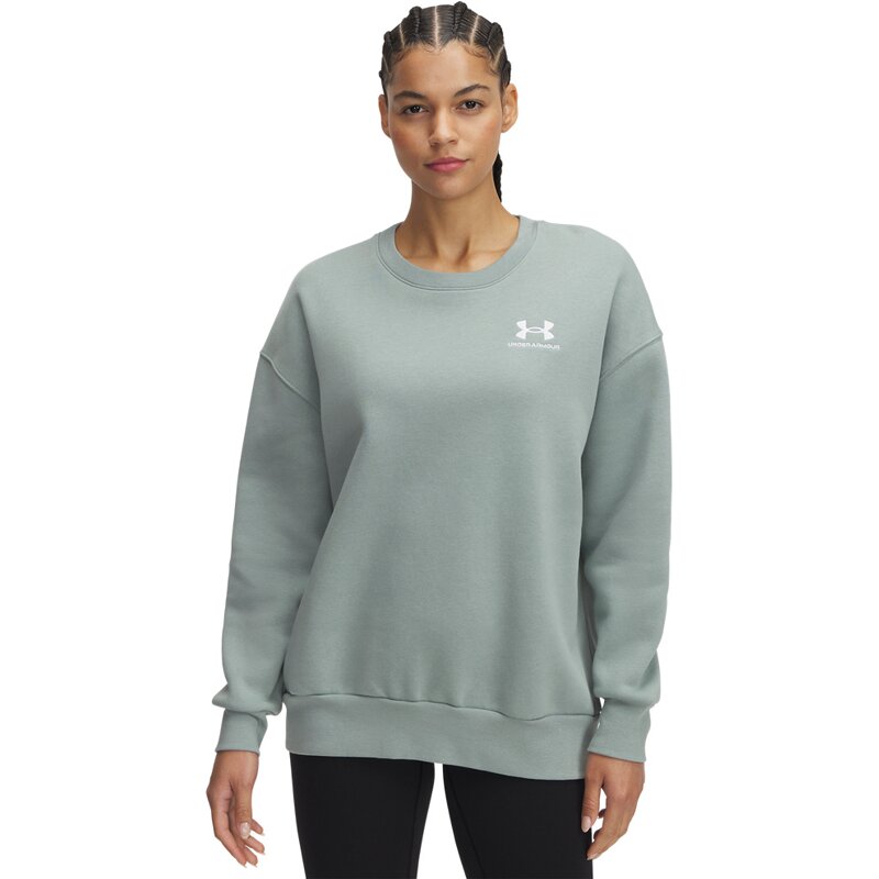 

Толстовка Essential FLC OS Crew Under Armour, зеленый