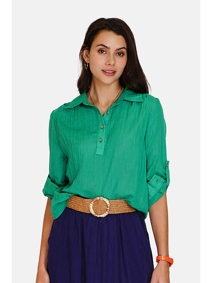 

Блуза Le Jardin du Lin, зеленый