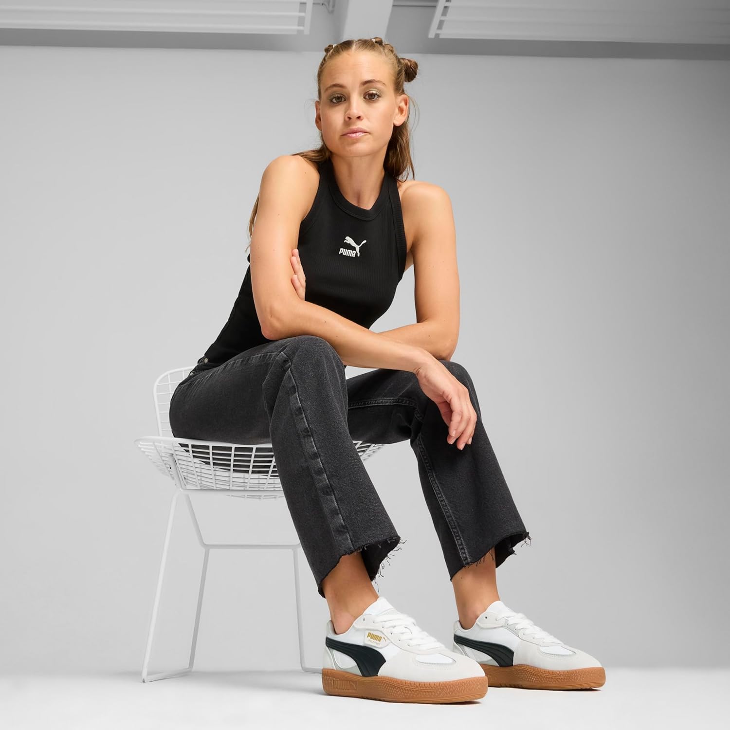 Мужские кроссовки PUMA, белый/черный — фото 4