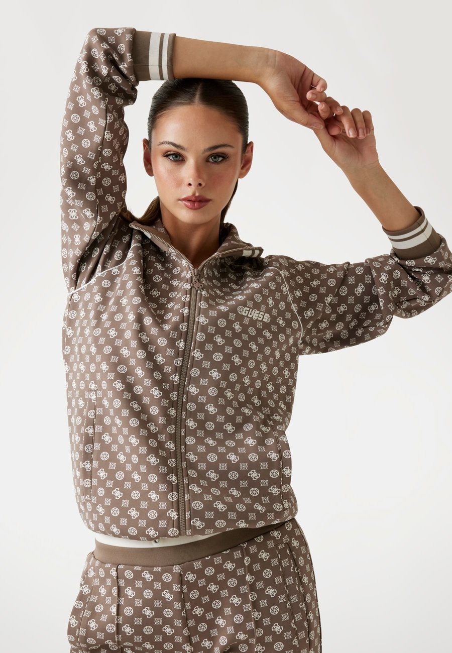 

Толстовка Guess DURCHGEHENDER, Mehrfarbig Braun/Brown