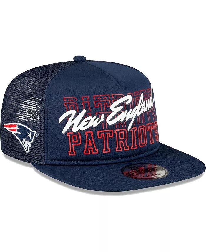 

Мужская темно-синяя кепка New England Patriots Instant Replay 9FIFTY Snapback New Era, синий