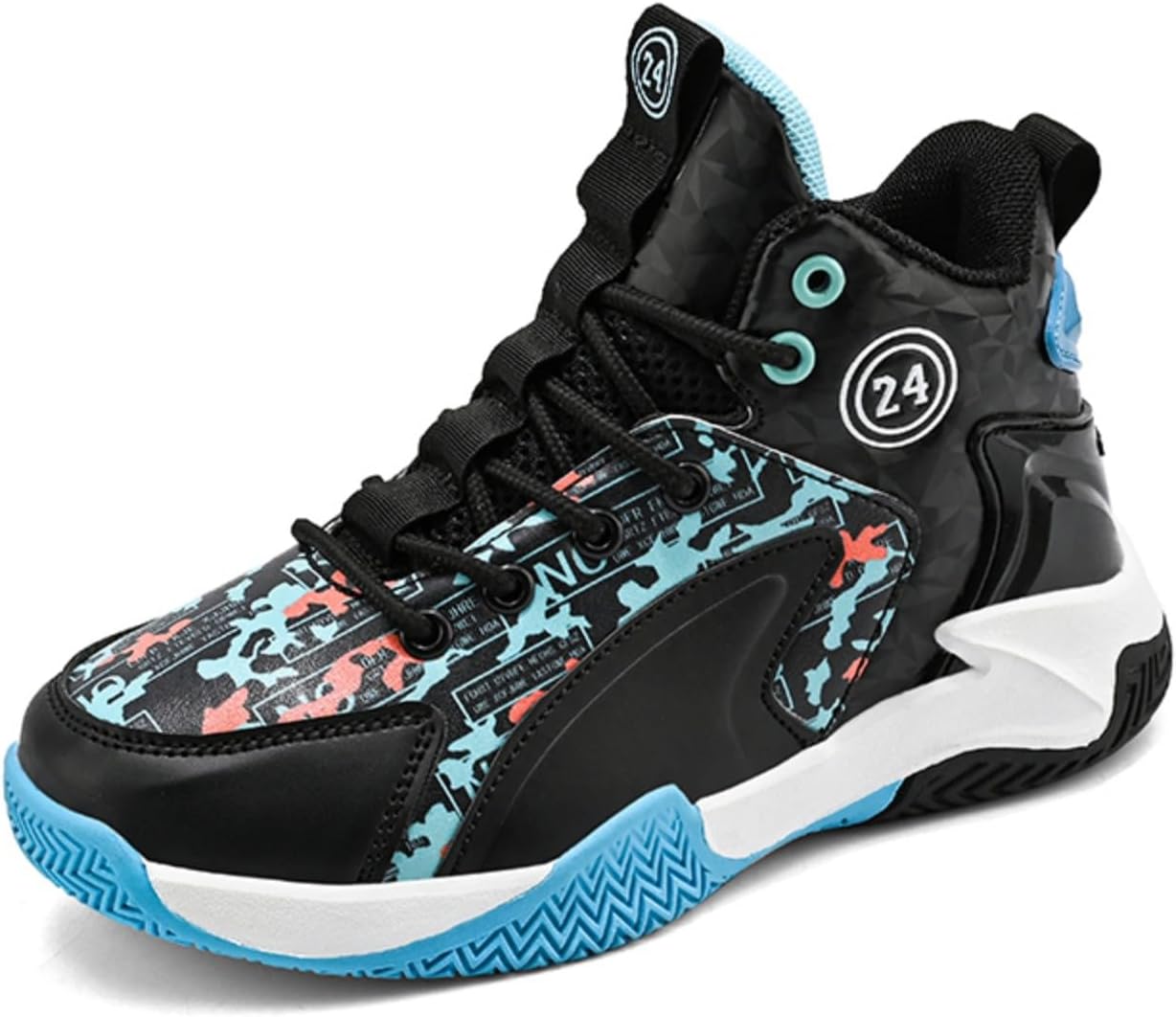 

Теплые плюшевые спортивные баскетбольные кроссовки, устойчивые к скользящему износу Ucilxi, черный