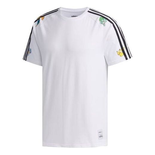 

Футболка neo x pokmon crossover series pikachu с принтом короткий рукав Adidas, белый