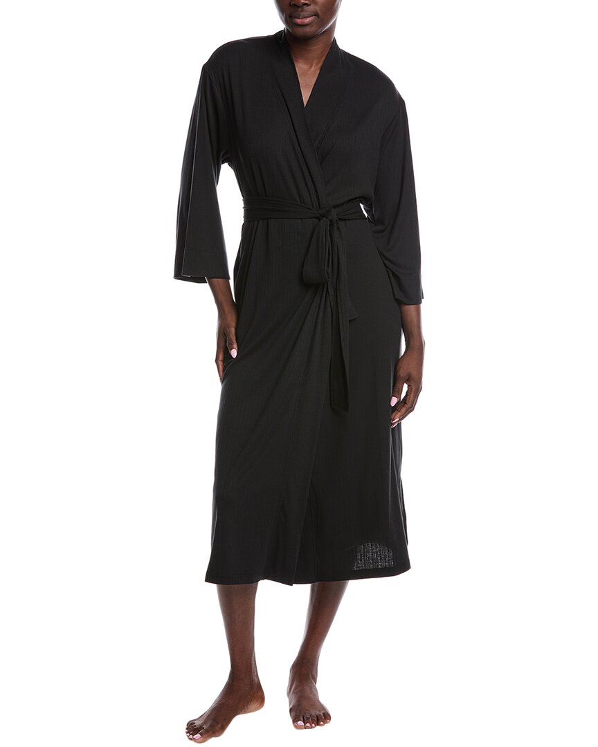 

Natori Успокаивающий халат с ребрами N Natori, черный