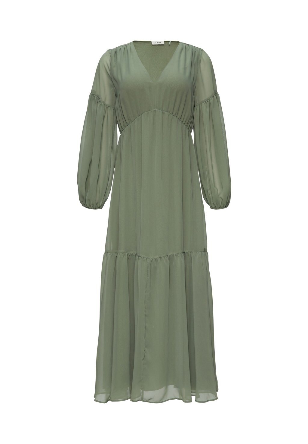 

Платье макси BOHO STIL s.Oliver BLACK LABEL, зеленый