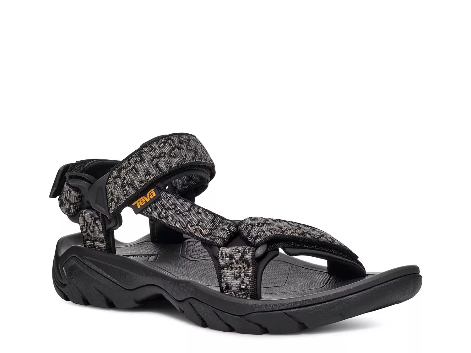 

Terra Fi 5 Universal Сандалии Teva, Black/Grey Abstract Print