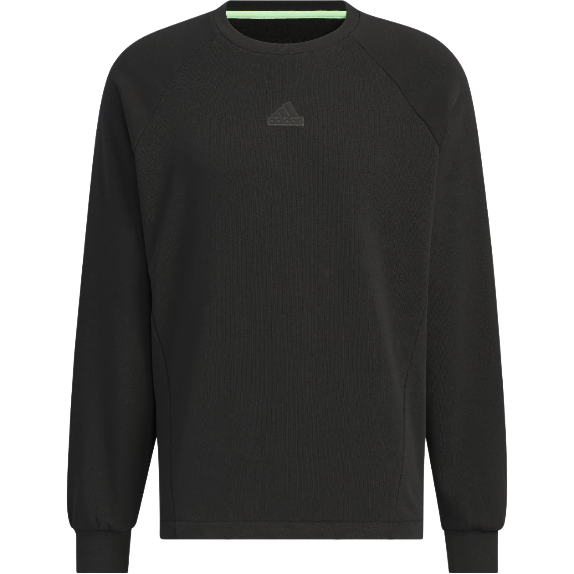 TECH RAIN CREW SWEATSHIRT Толстовка Мужская Черная Adidas — фото 2