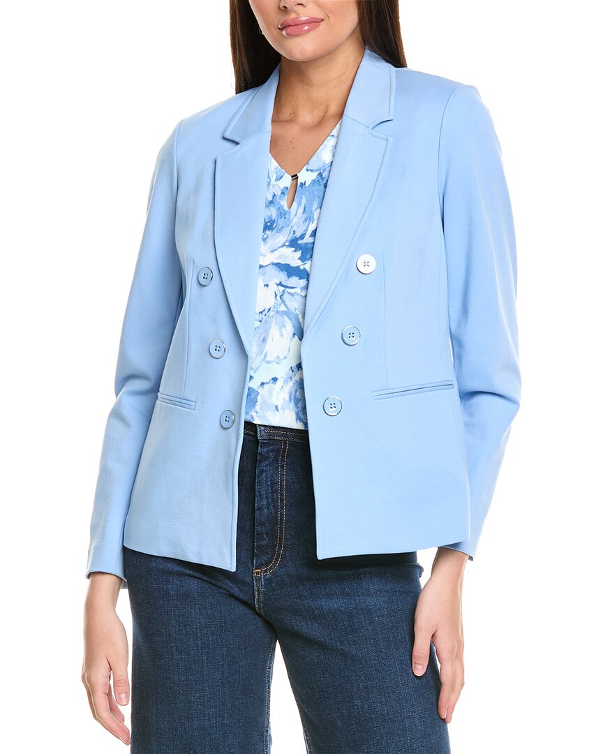 

Джонс Нью-Йорк Искусственная Двубортная Куртка Jones New York, синий