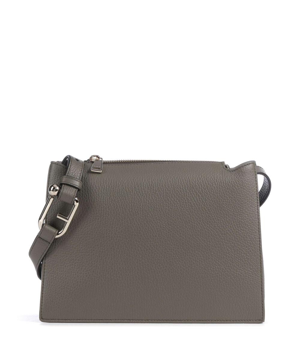 

Сумка через плечо nuvola s из зерненой кожи Furla, хаки