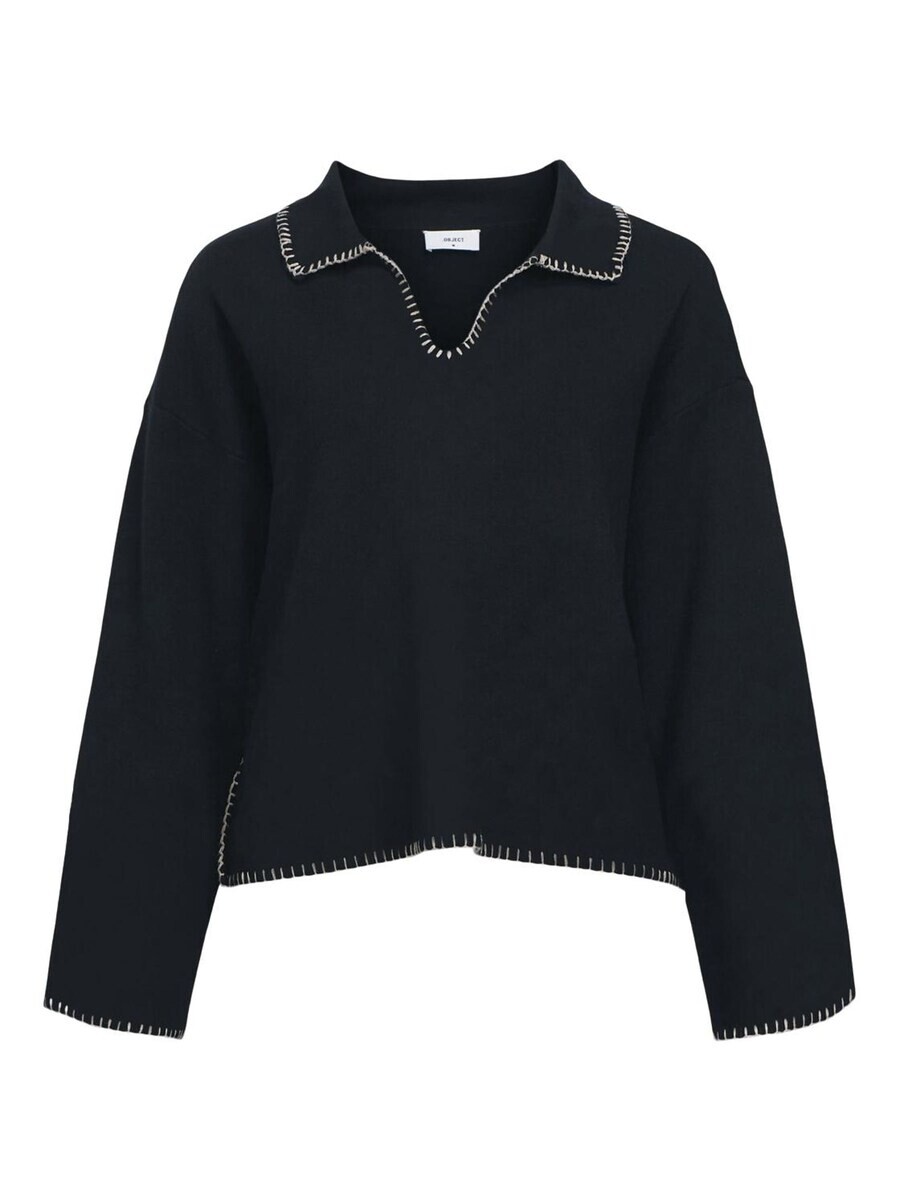 

Свитер OBJECT Sweater REYNARD, черный