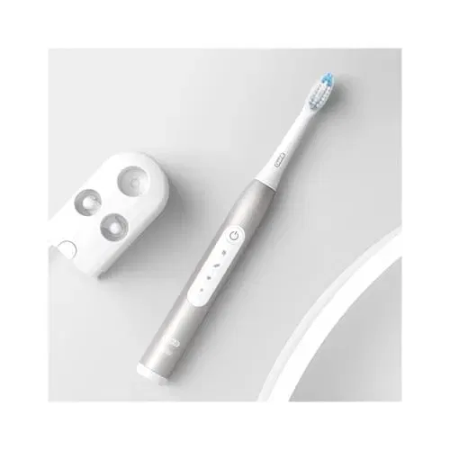 Электрическая зубная щетка Pulsonic Slim Luxe Oral-B серебристая — фото 2