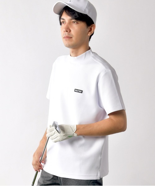 

Футболка для гольфа с коротким рукавом и воротником-стойкой Stella77golf, белый