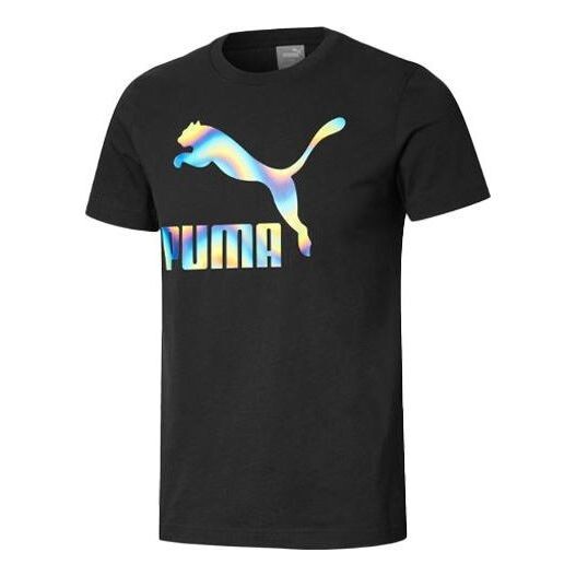 

Футболка bt printing round neck short sleeve black Puma, черный