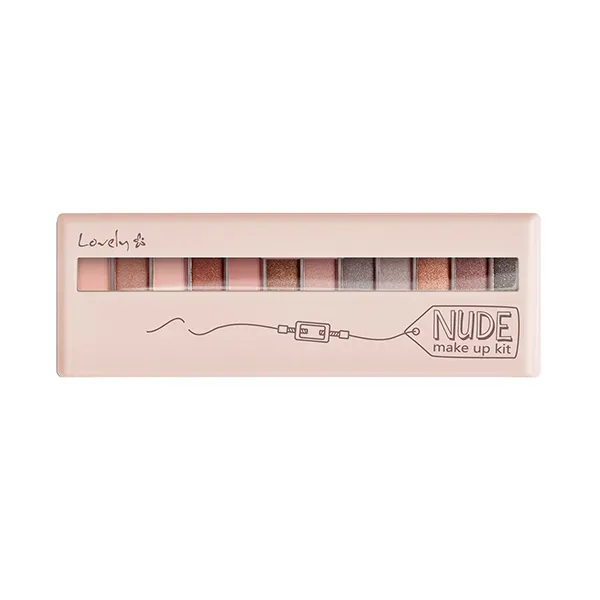 

Палитра теней Eyeshadow Nude Make Up Kit Lovely, цвет nude