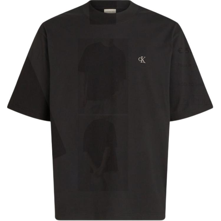

Calvin Klein Футболка мужская черная, Черный, Calvin Klein Футболка мужская черная