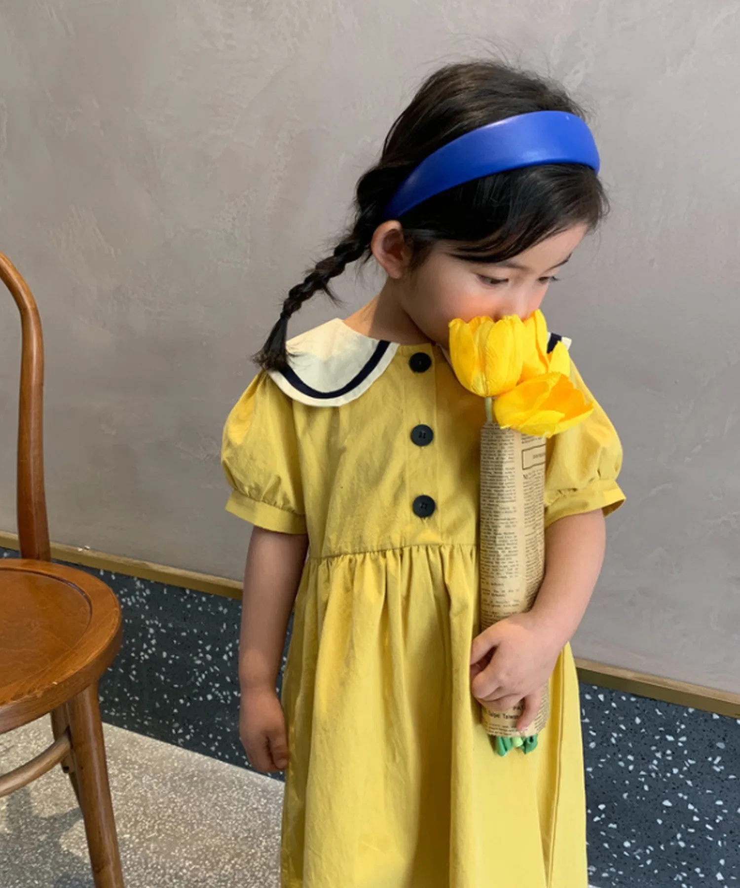 【aimoha-KIDS-】Супер милый летний комплект одежды с матросскими воротниками для братьев и сестер (SS)