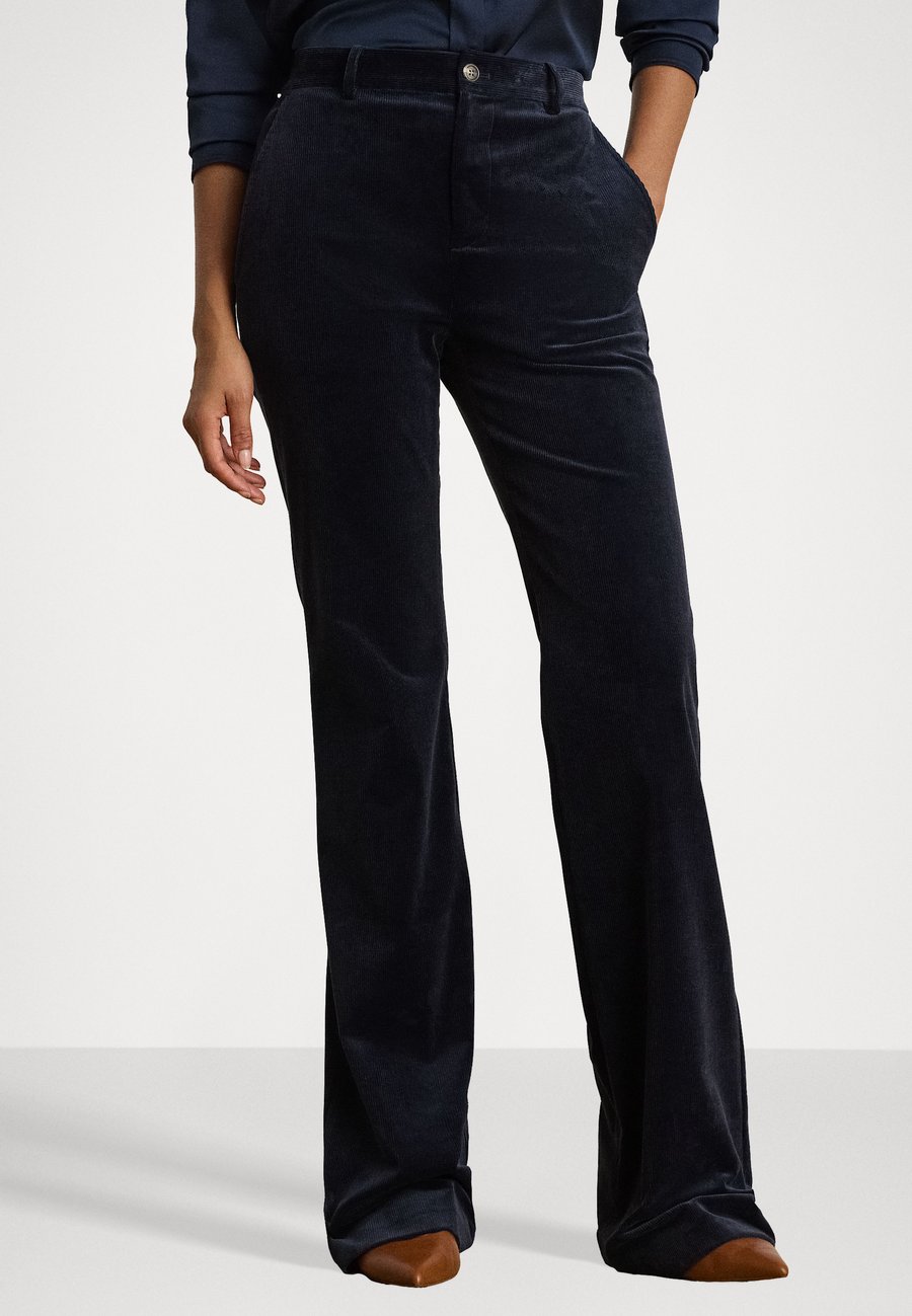 

Брюки Lauren Ralph Lauren HIGH-RISE CORDUROY FLARE PANT, Lauren Navy/Dark Blue