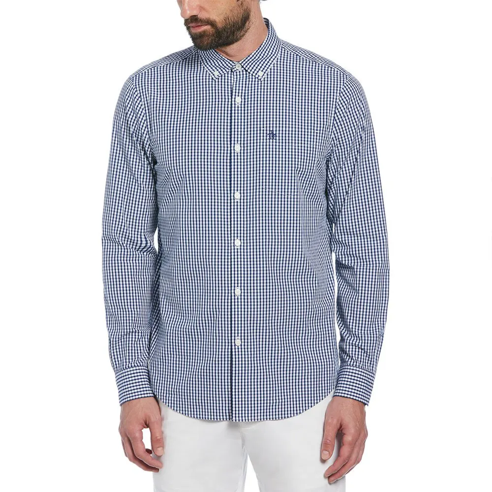 

Рубашка Original Penguin Gingham Stretch, синий