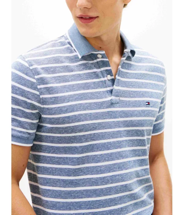 Полюс regular fit Tommy Hilfiger, синий — фото 4