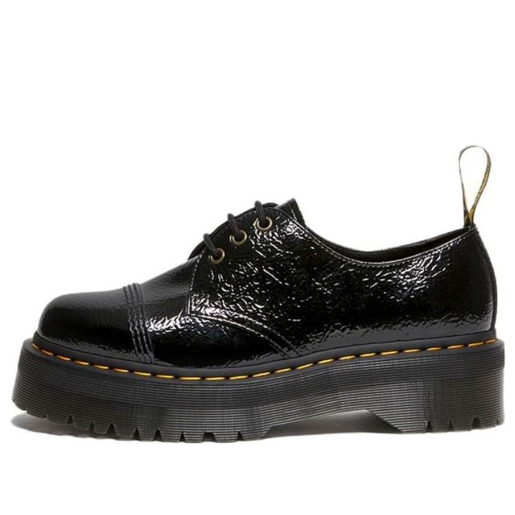 

Кроссовки Dr. Martens 1461 Distressed Patent Leather Platform Shoes 'Black'