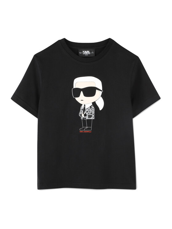 

Футболка обычного кроя Z30438 S Karl Lagerfeld Kids, черный
