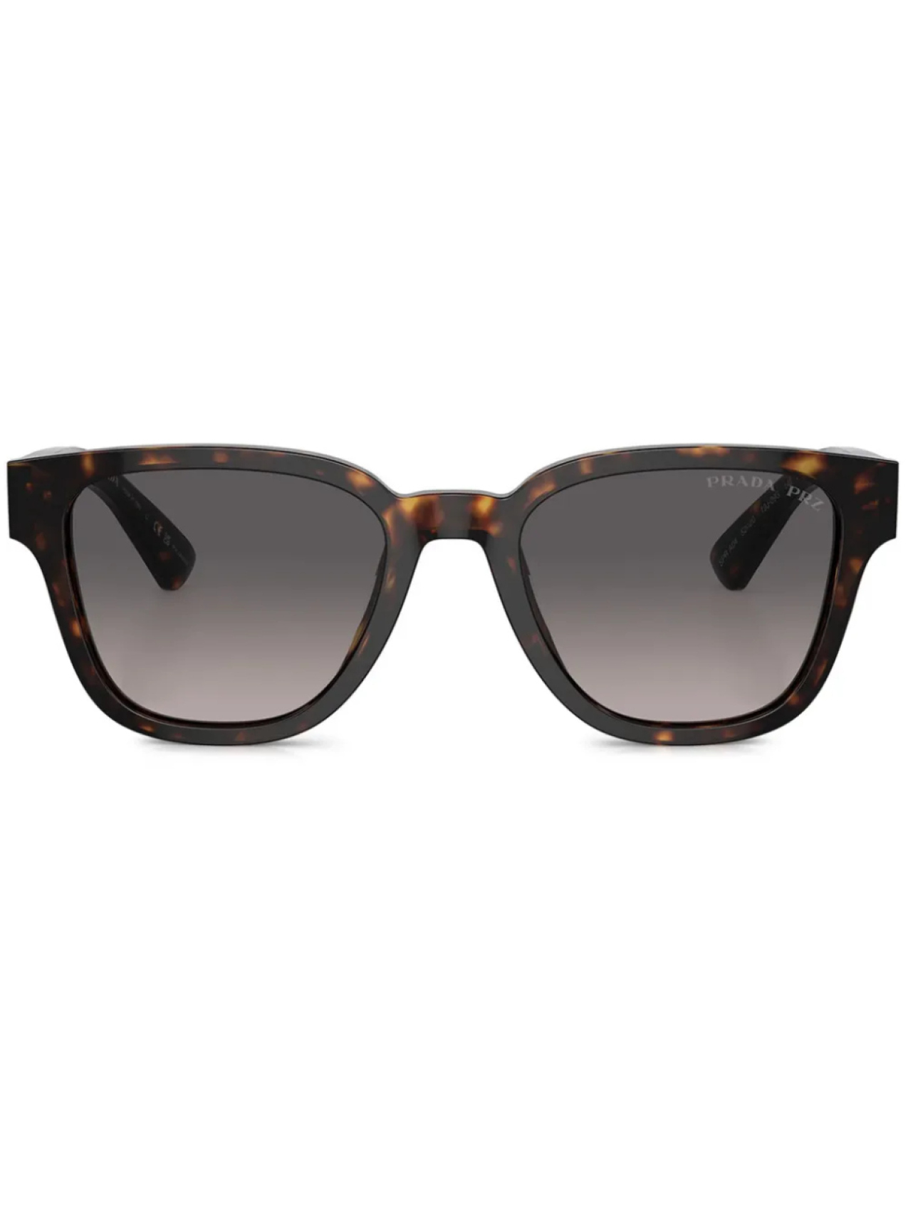 

Prada Eyewear солнцезащитные очки в квадратной оправе, коричневый