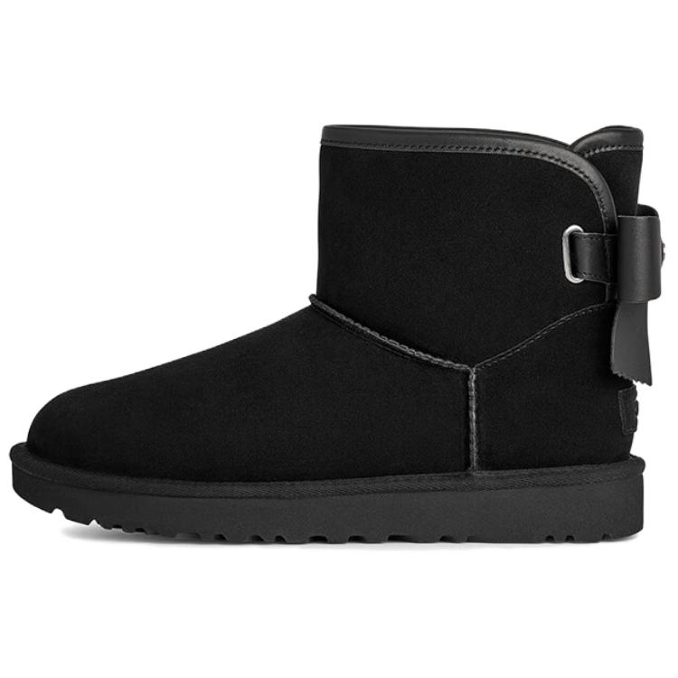 Ботинки UGG Bailey с бантом, черный