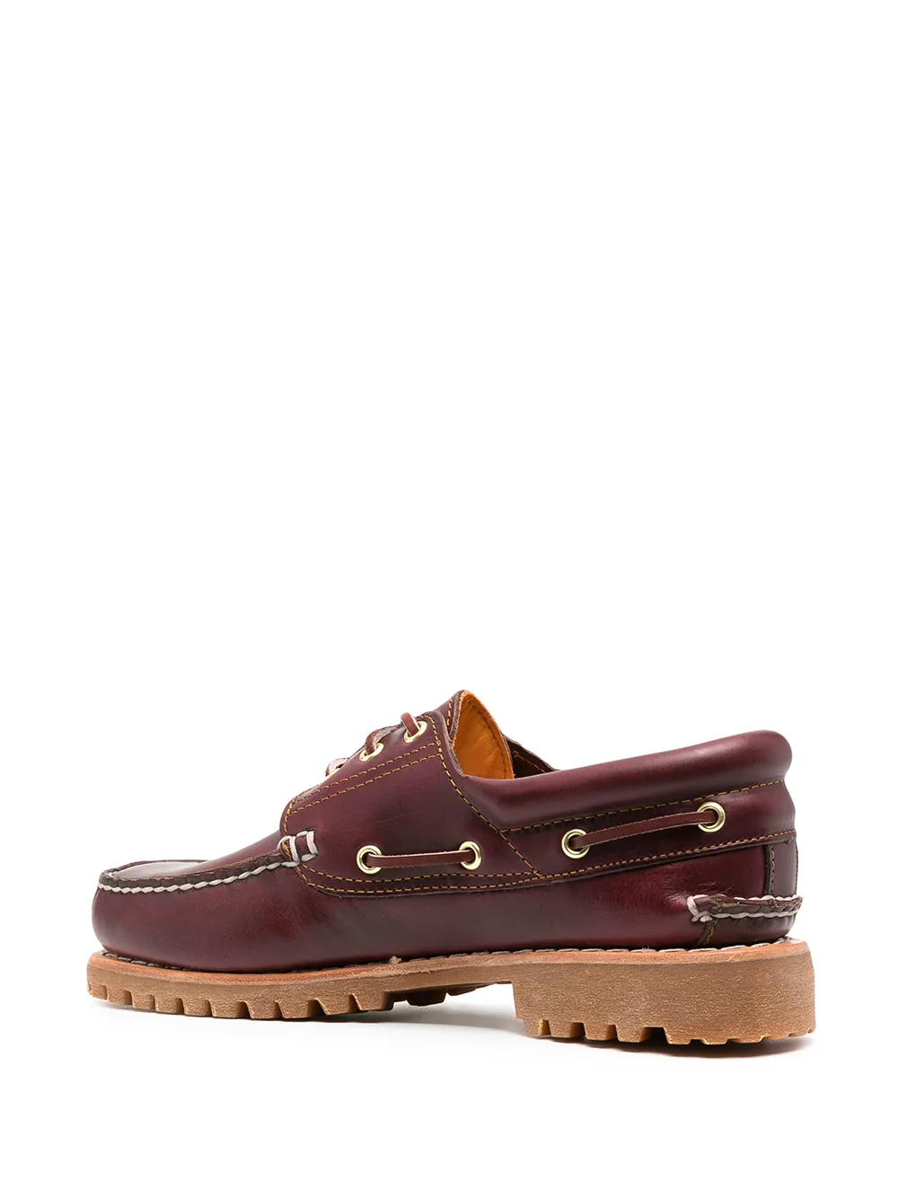 Туфли 3-Eye Classic на рифленой подошве Timberland, красный — фото 3