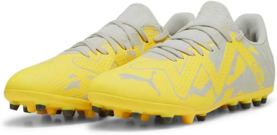 Спортивные кроссовки PUMA Unisex Future Play MG, Multicoloured Sedate Gray Asphalt Yellow Blaze — фото 4