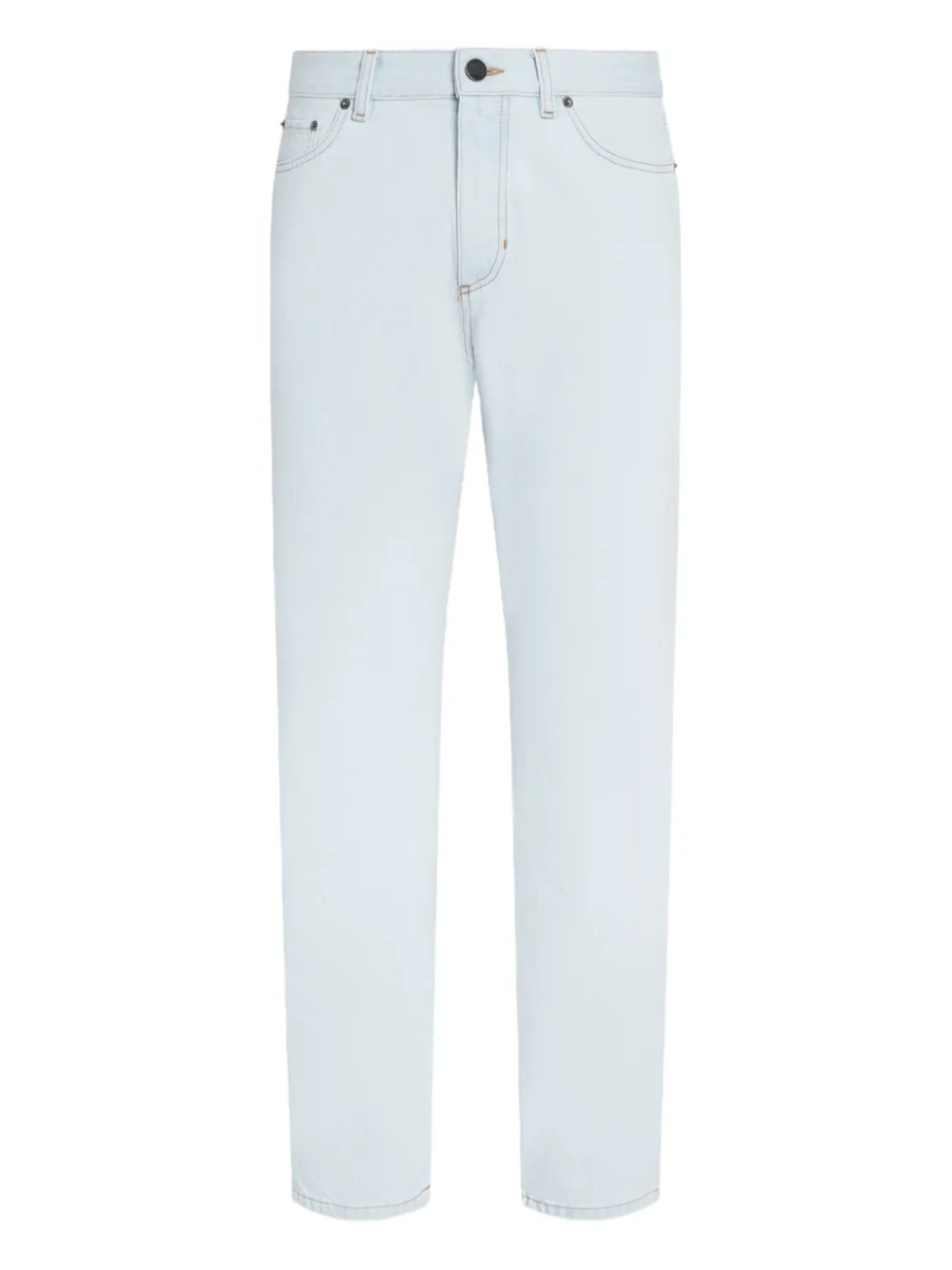 

Джинсы Zegna Roccia из выбеленного хлопка, синий