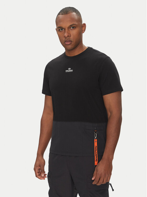 

Футболка обычного кроя Clint 25SMPMTSRE08 Parajumpers, черный