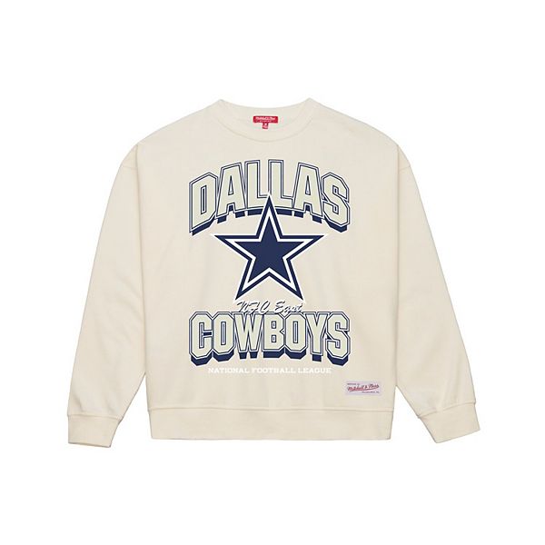 

Женский свитшот cream dallas cowboys tonal arch Mitchell & Ness