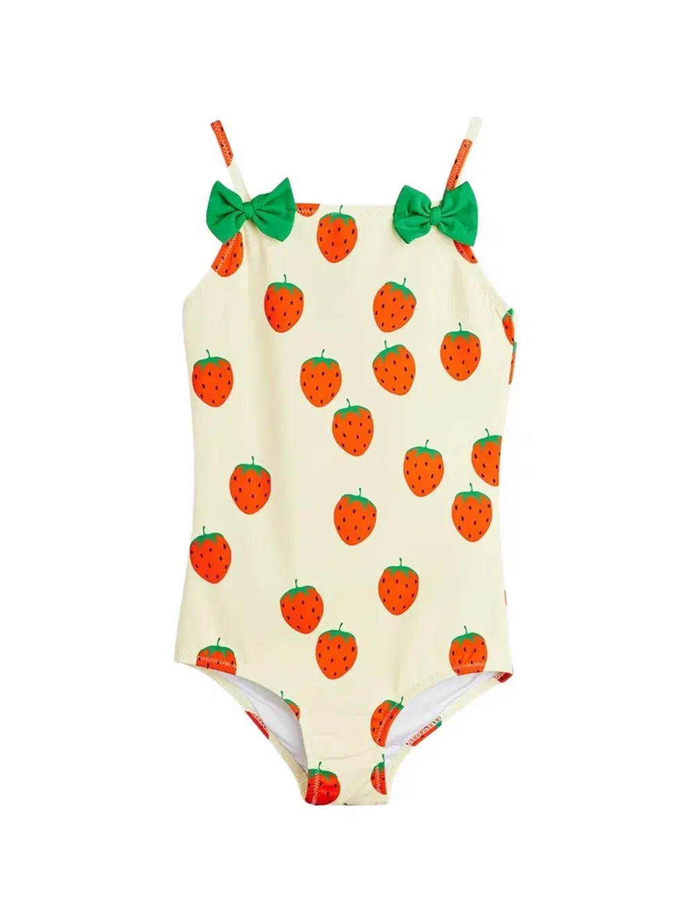 Купальник Strawberries Mini Rodini, бежевый