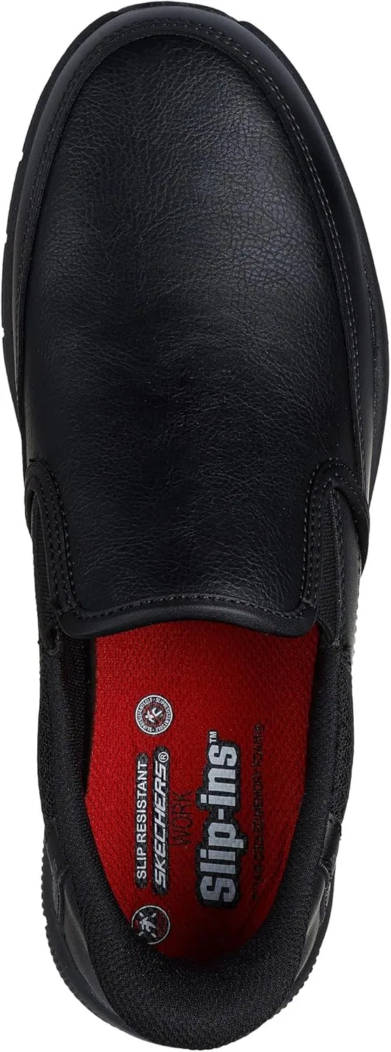 Мужские медицинские рабочие ботинки Skechers Nampa Broxtin, Blk Black — фото 4