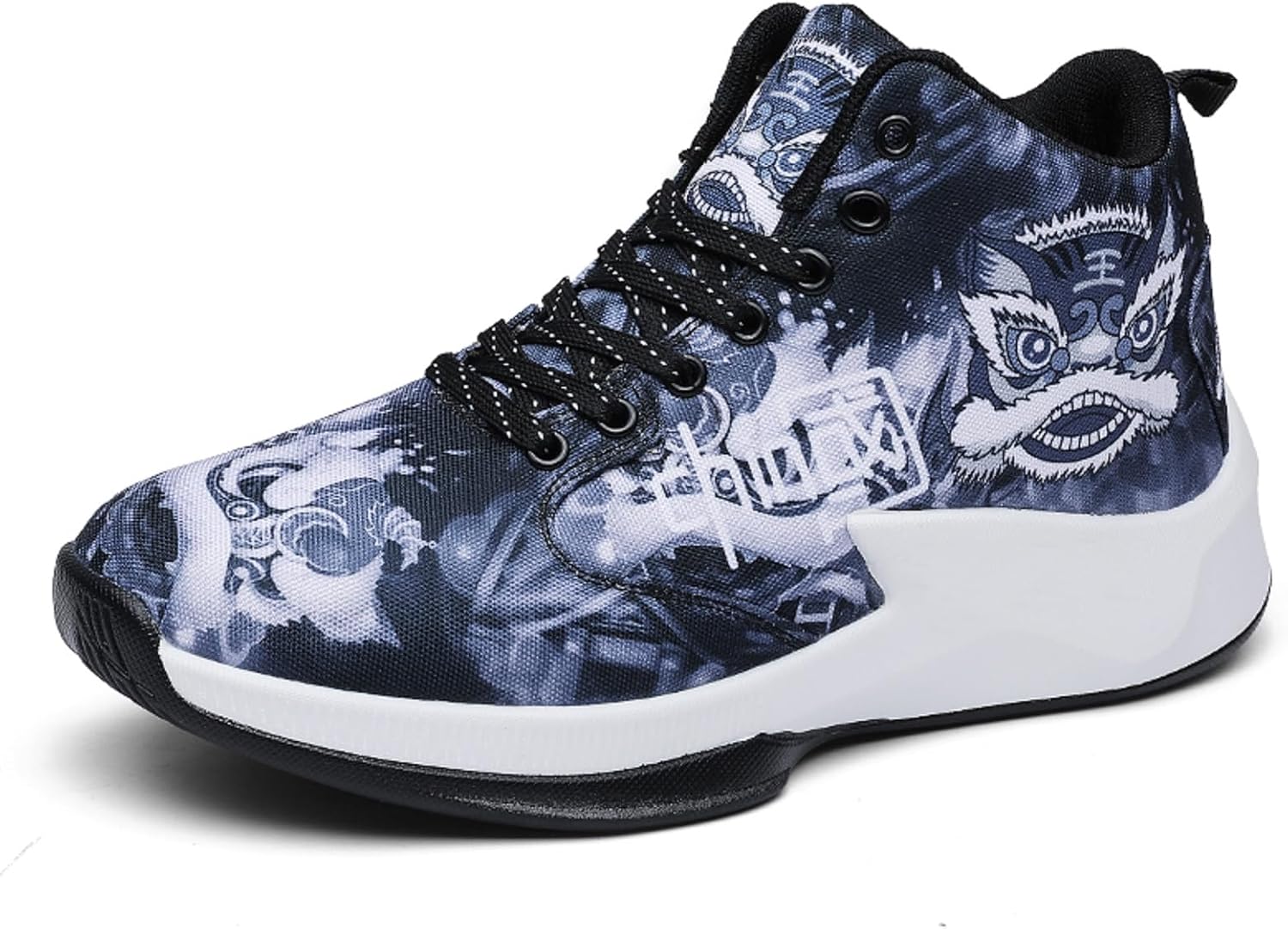 

Нейтральные баскетбольные кроссовки для мужчин и женщин, противоскользящие, износостойкие, сверхлегкие, для активного отдыха, с амортизацией, для тренировок Generic, черный