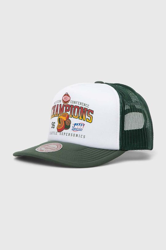 

Бейсбольная кепка Сиэтл Суперсоникс Mitchell&Ness, белый