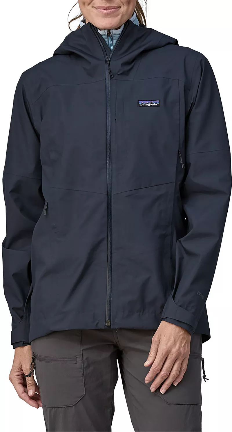 

Женская непромокаемая куртка Patagonia Boulder Fork, цвет Smolder Blue