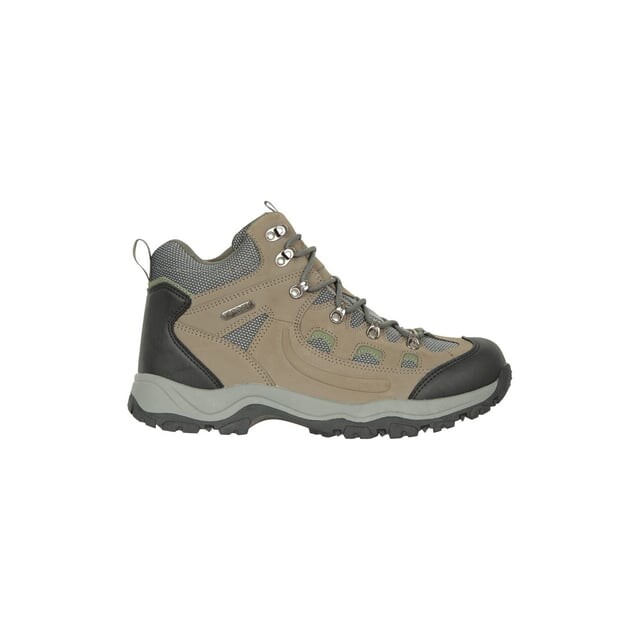Мужские водонепроницаемые походные туфли Adventurer Mountain Warehouse, хаки — фото 4