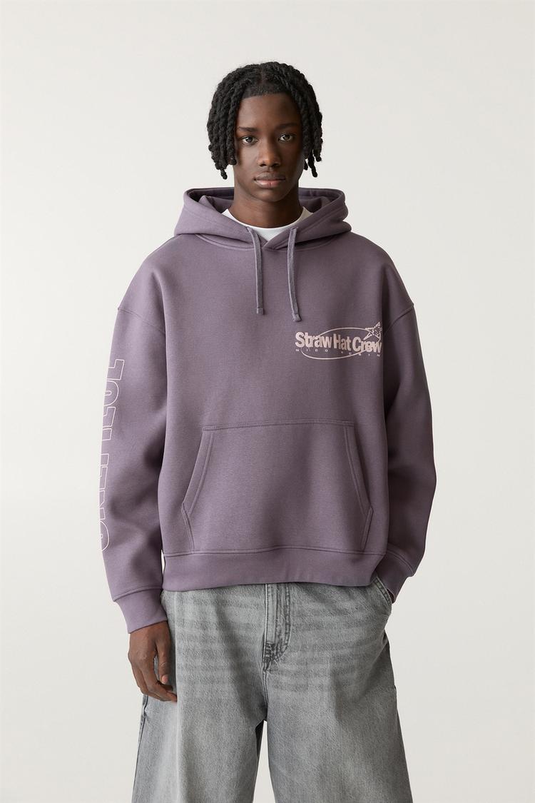 

Толстовка с капюшоном Nico Robin One Piece Pull And Bear, коричневый