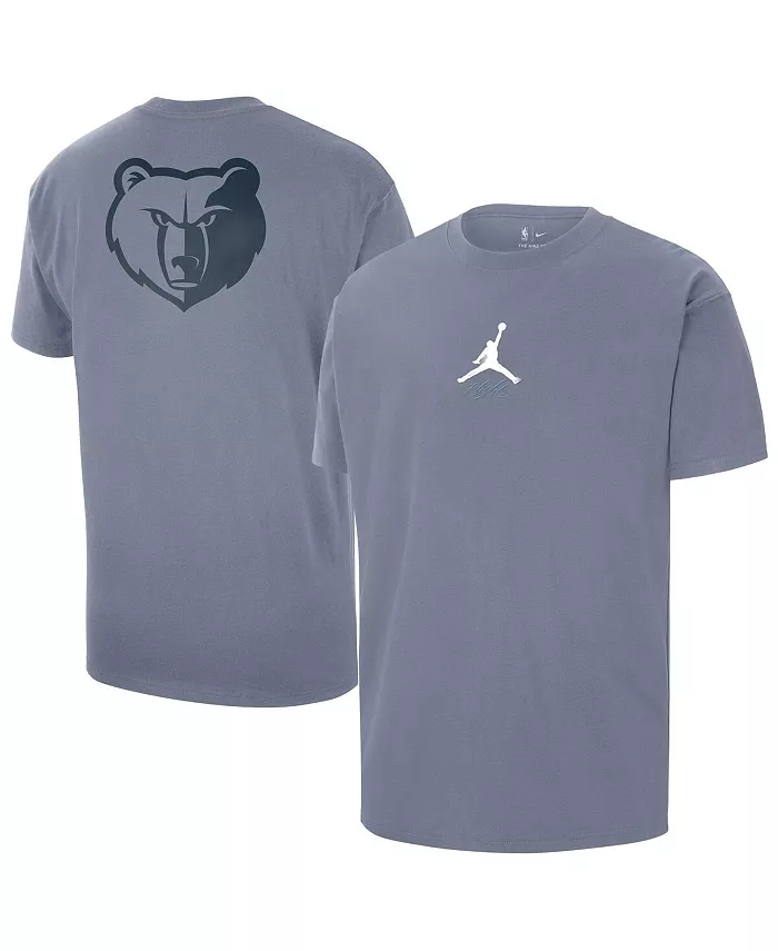 

Мужская футболка Memphis Grizzlies Statement Edition Jumpman Flight Heavyweight синего цвета Jordan