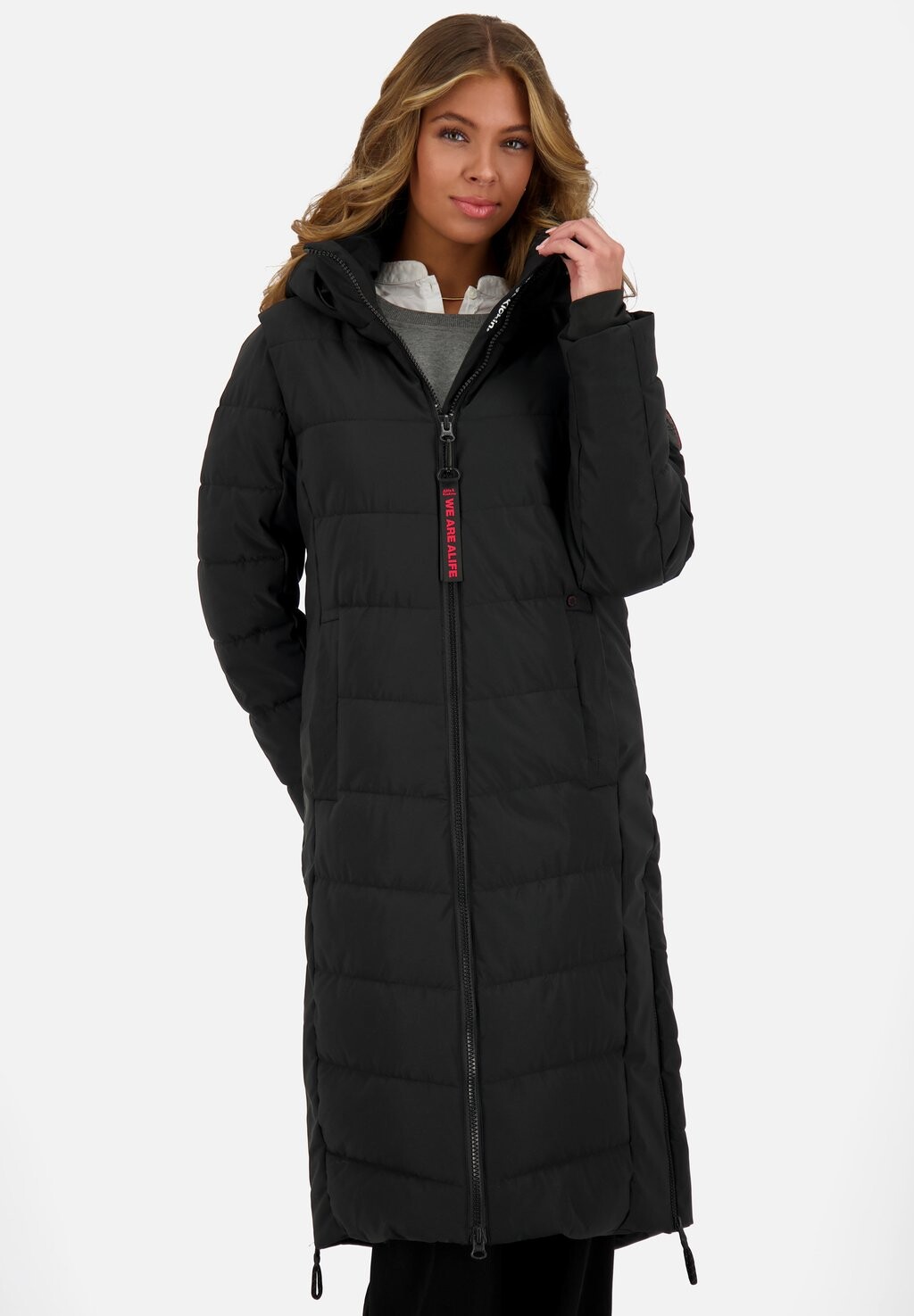 

Зимнее пальто PUFFER alife & kickin, черный