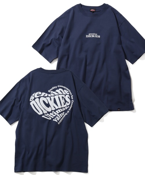 

Футболка с коротким рукавом, свободного кроя, с вышивкой и принтом Dickies, синий