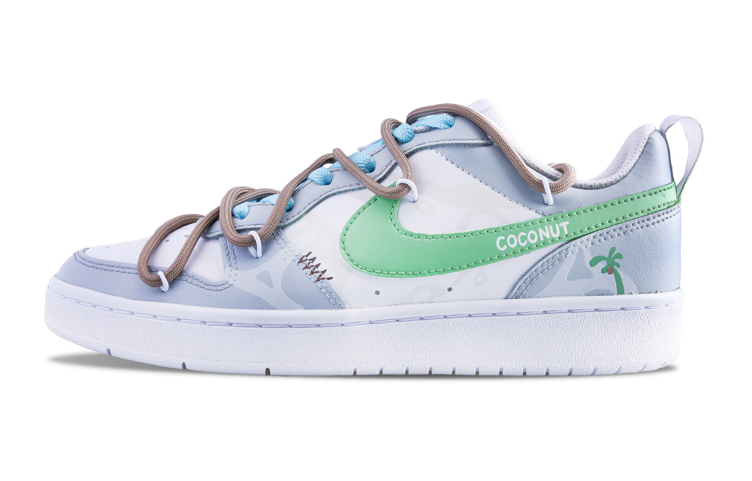 

Кроссовки Nike Court Borough Skateboarding Shoes Women's Low-top Dusty Green, зеленый