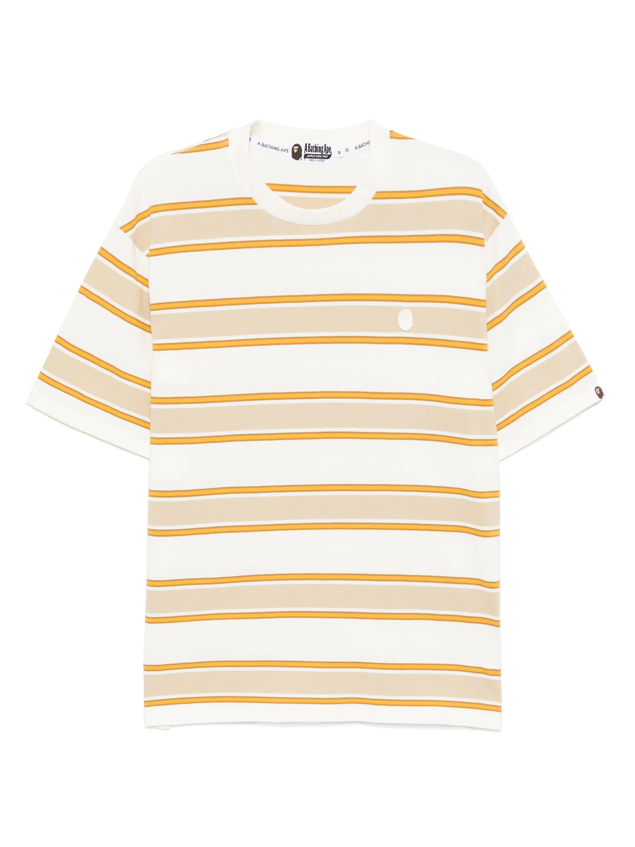 

Футболка с вышитым логотипом A Bathing Ape, бежевый