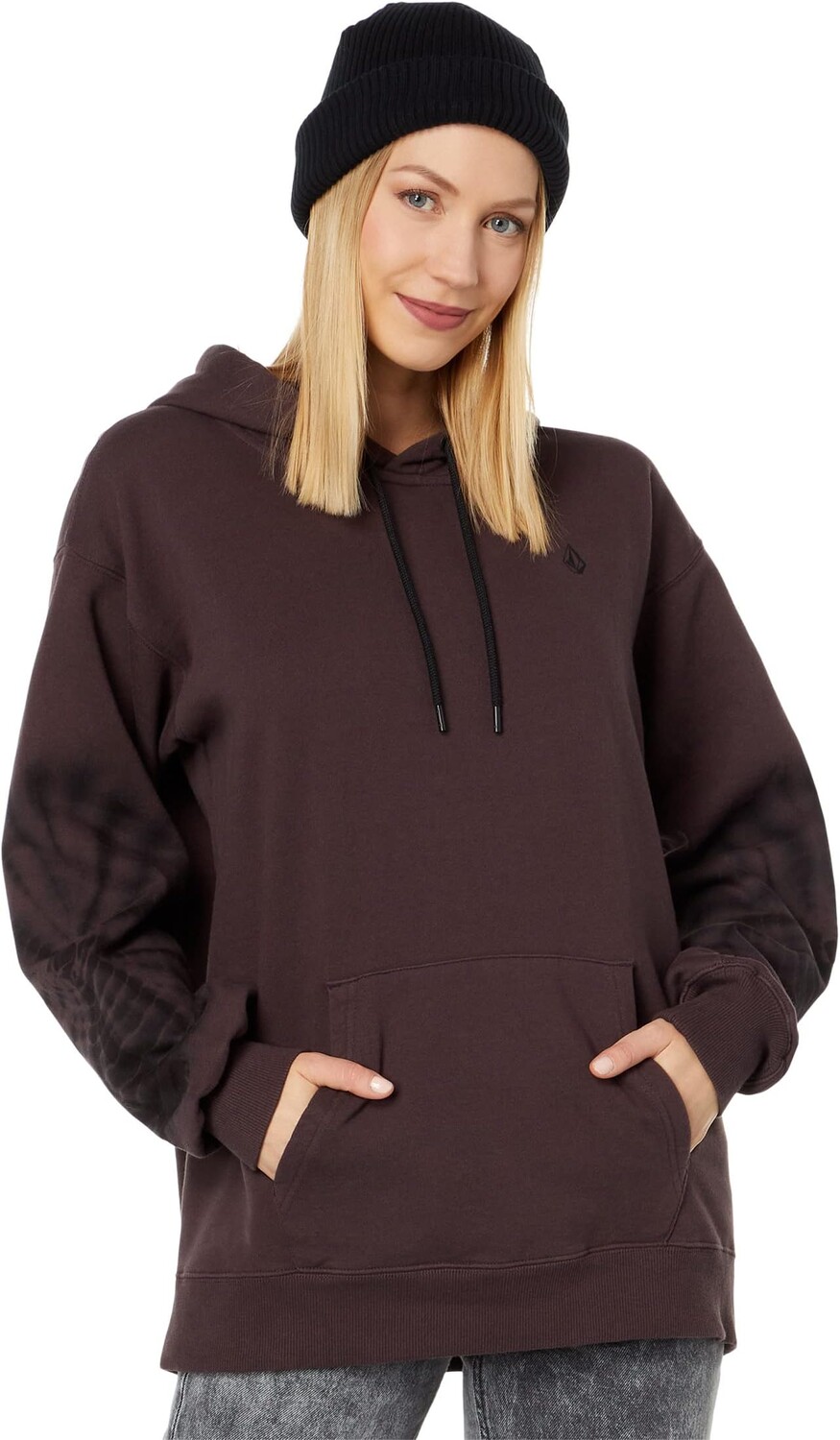 

Costus Пуловер Флис Volcom Snow, цвет Black Plum