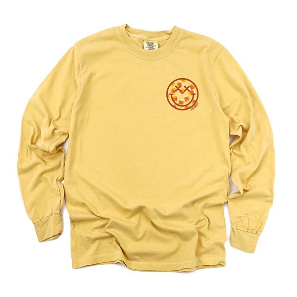 

Футболка с принтом SWSmiley candy corn smile, женская, окрашенная в готовом виде, с длинным рукавом Simply Sage Market, Mustard, Зеленый, Футболка с принтом SWSmiley candy corn smile, женская, окрашенная в готовом виде, с длинным рукавом Simply Sage Marke