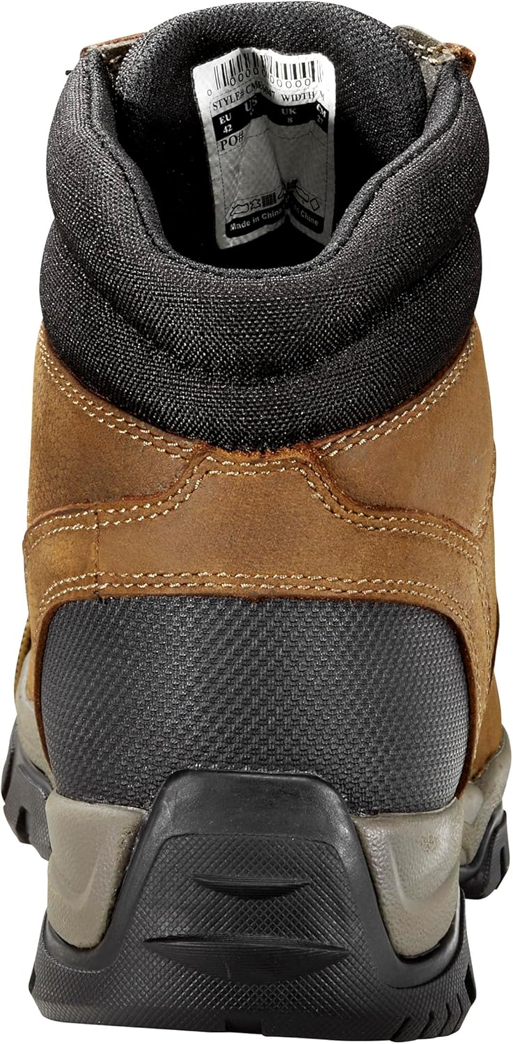 Рабочие ботинки Carhartt Ground Force 6" Waterproof Composite Toe для мужчин, Bison Brown Oil Tan — фото 3