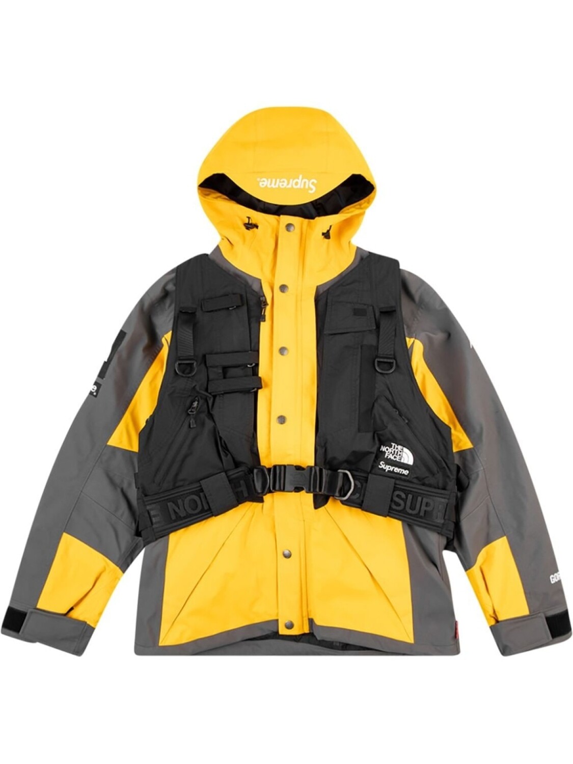 

Supreme куртка RTG из коллаборации с The North Face, желтый