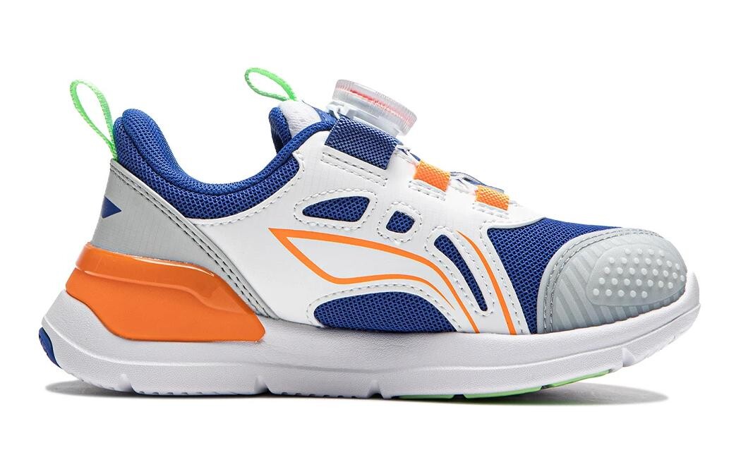 Кроссовки Shield Kids Lifestyle для детей с низким верхом, ярко-синие/стандартные белые/цвета сычуаньского лайма Lining Young — фото 2