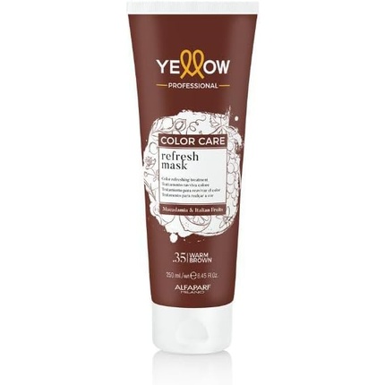 

Маска для освежения цвета Yellow Color Care 35, теплый коричневый оттенок Alfaparf Milano